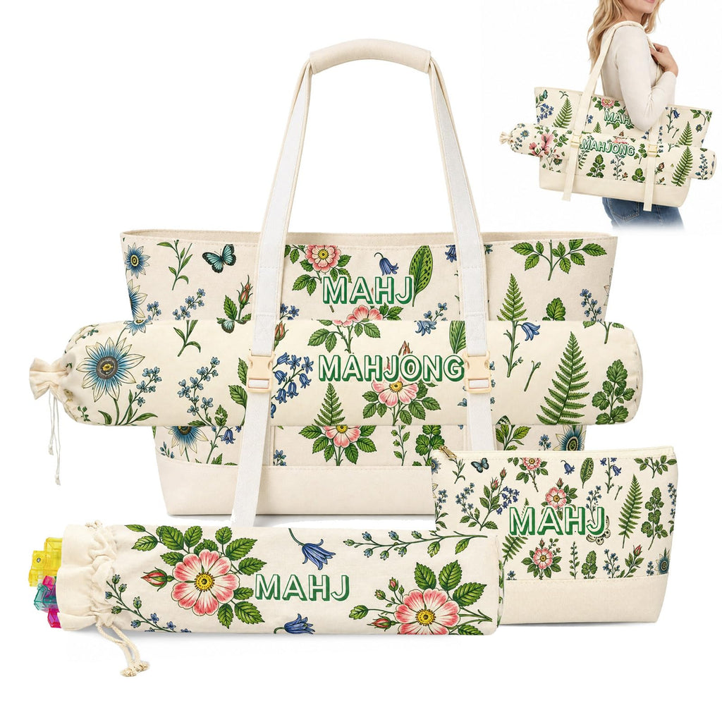 Mahjong Tile Bag Set E4234