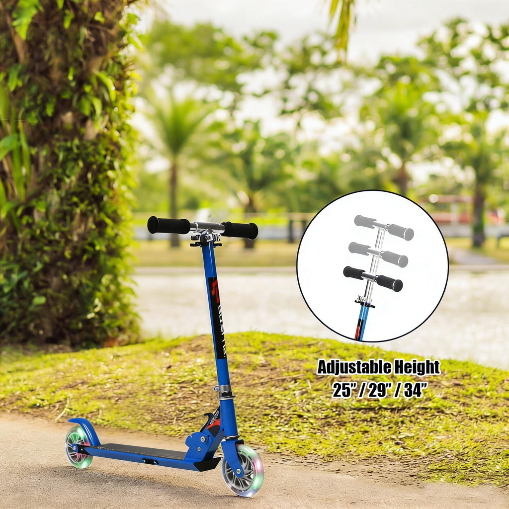 Folding Kick Scooter with 2 Flash Wheels N26816