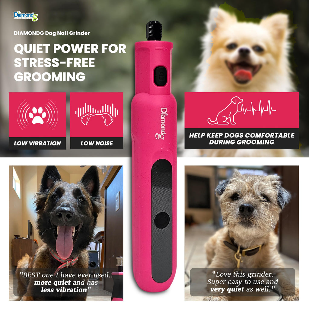 Pink Dog Nail Grinder with LED Light C833180