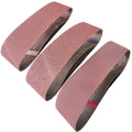 9 PCS 4" x 36" Aluminum Oxide Sander Belts 40 80 120 Grit C159076