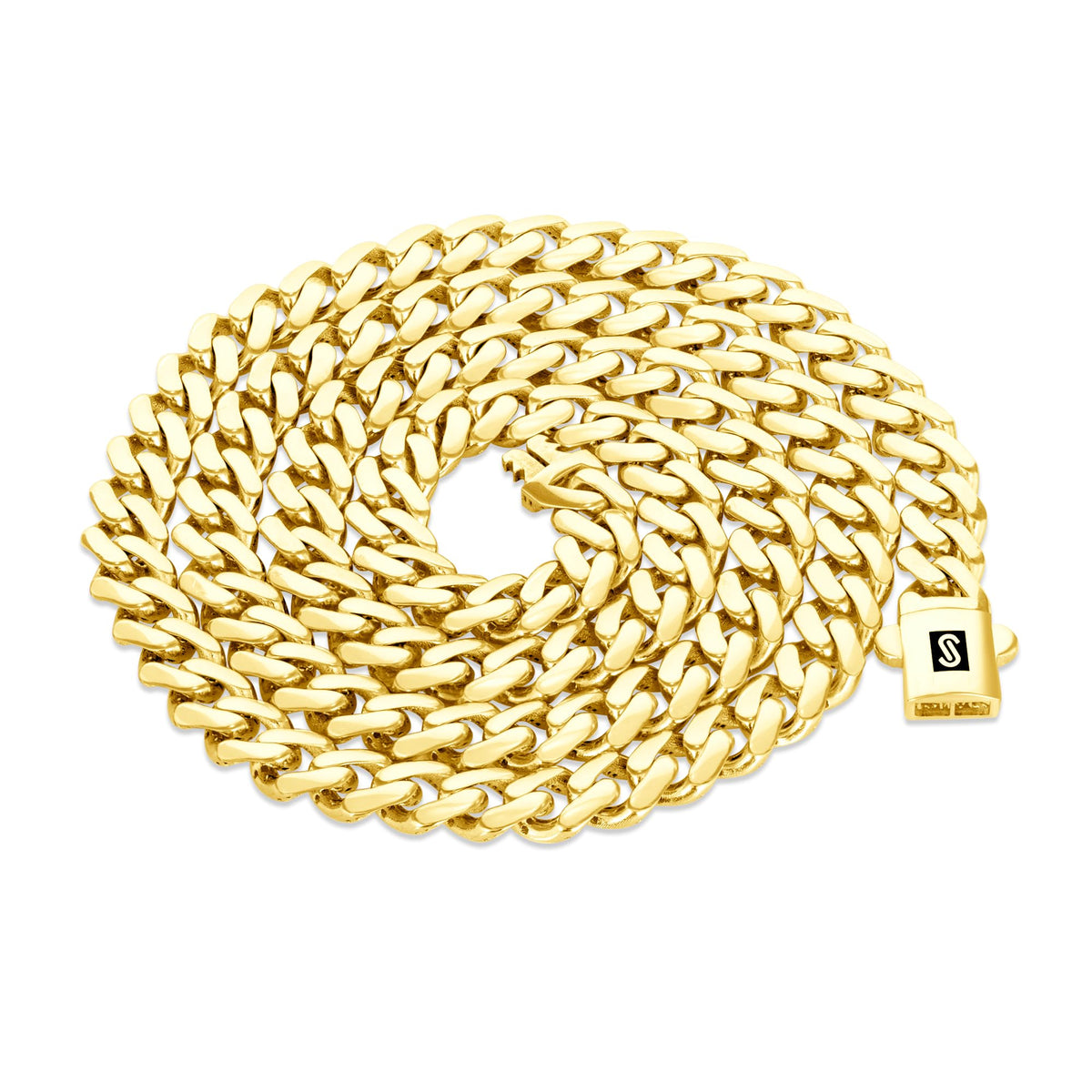 14k Yellow Gold 6mm Cuban Chain Necklace N754296