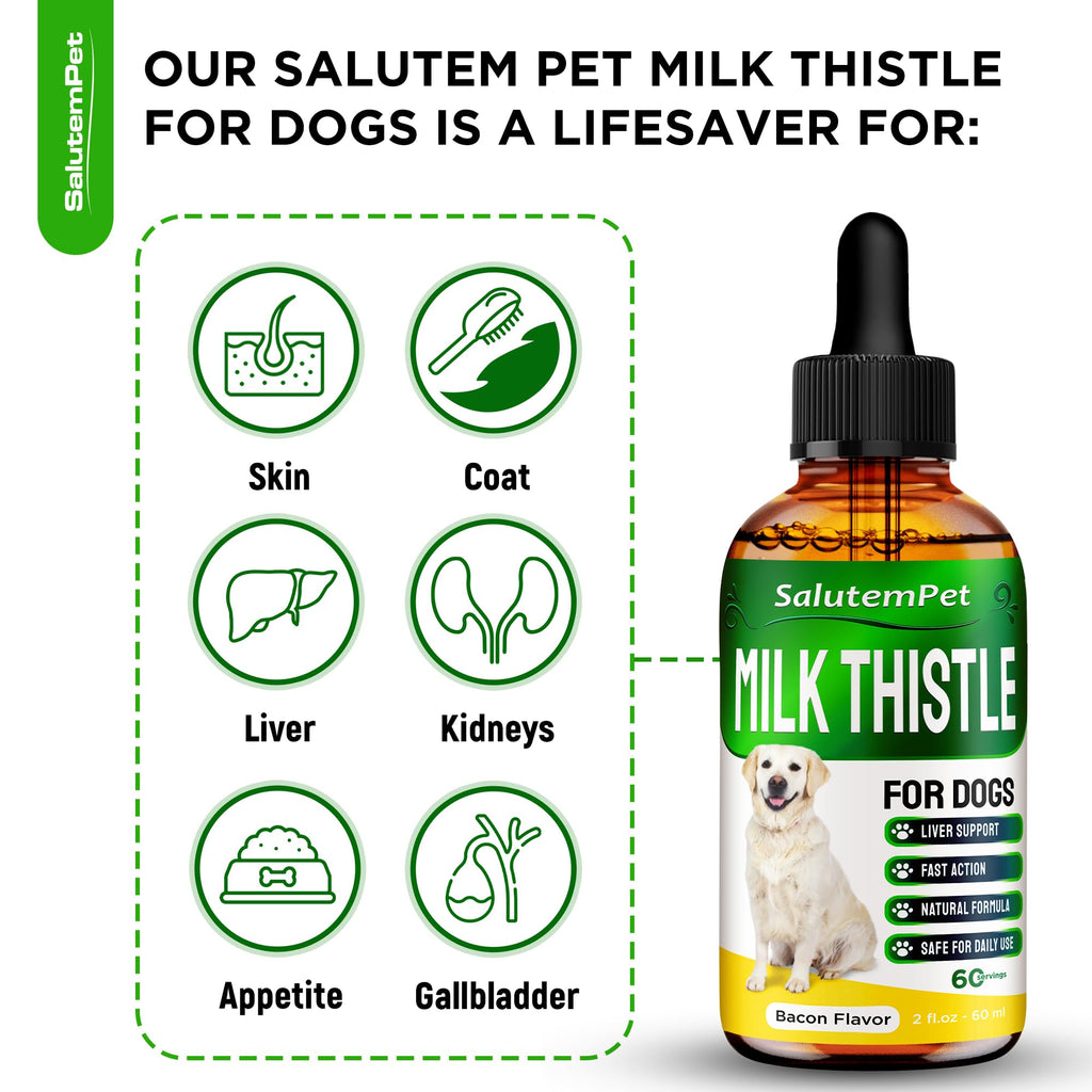 Milk Thistle Dog Liver Supplement 2 Oz G20466