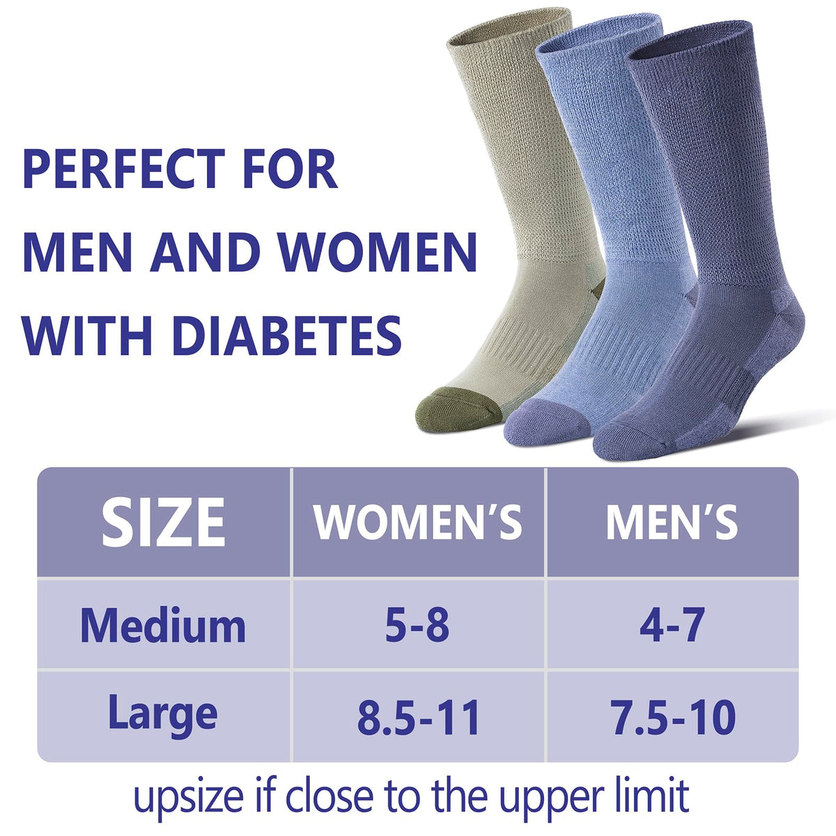 Viscose from Bamboo Crew Socks, 3 Pairs W851