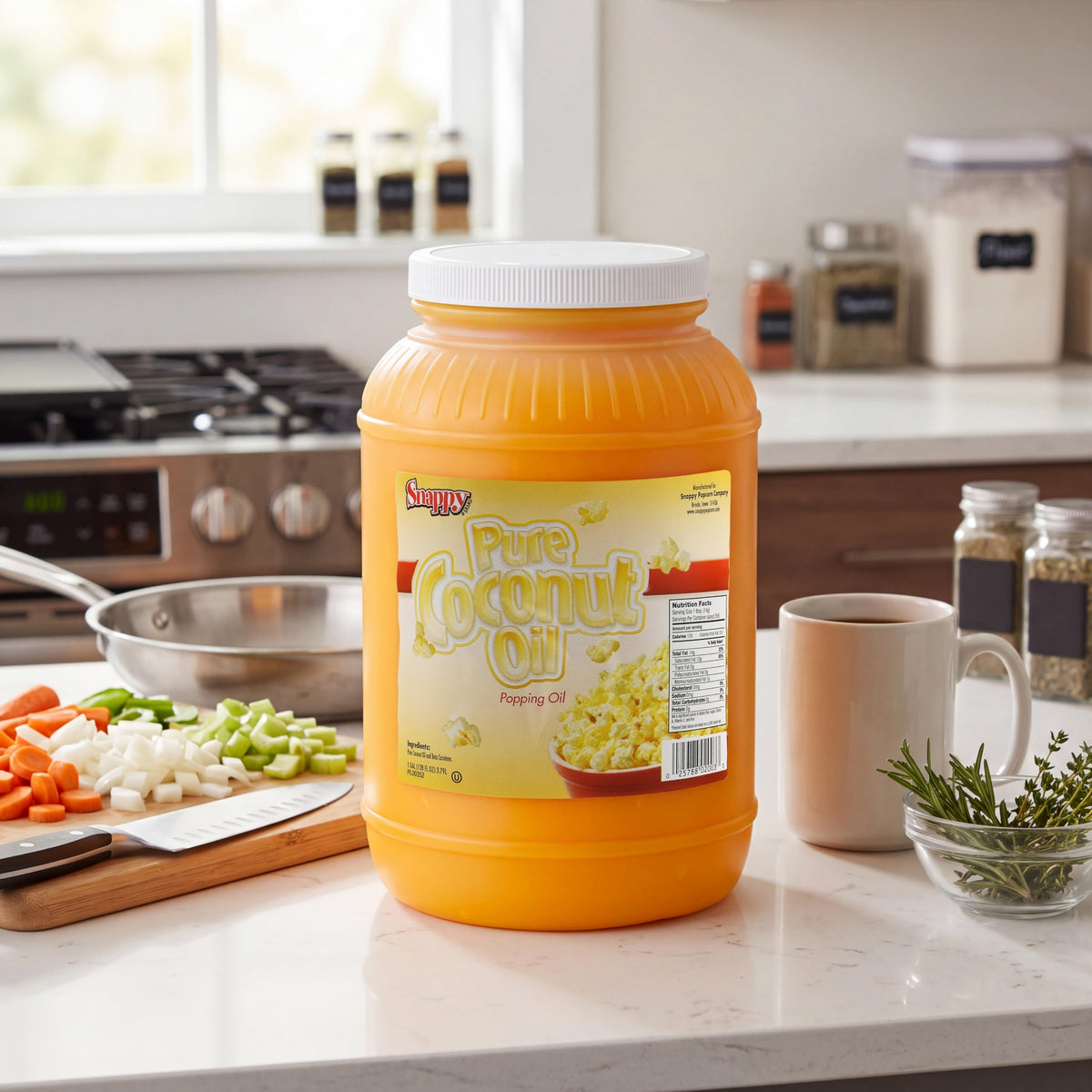 Butter Flavored Coconut Oil 1 Gallon Jug I6967