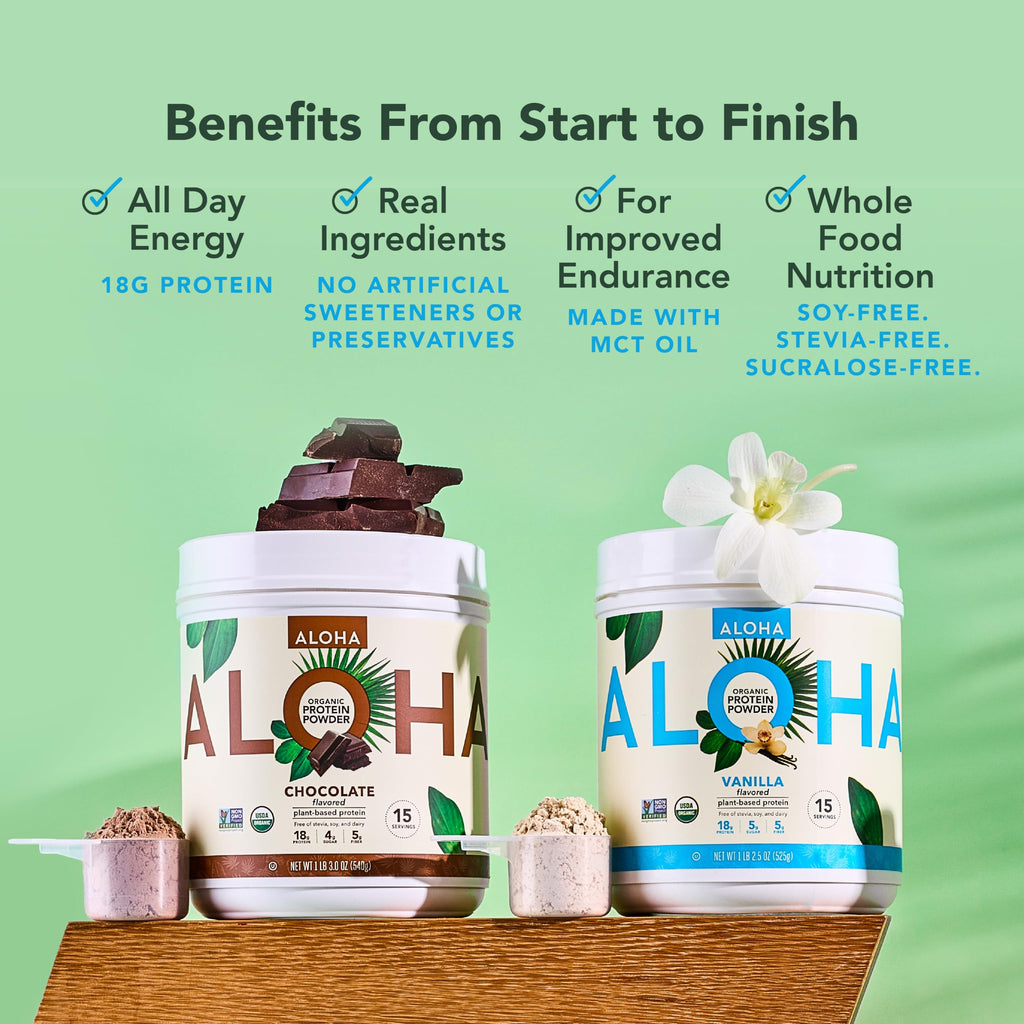 Organic Plant Based Vanilla Protein Powder 19.6 oz G359124