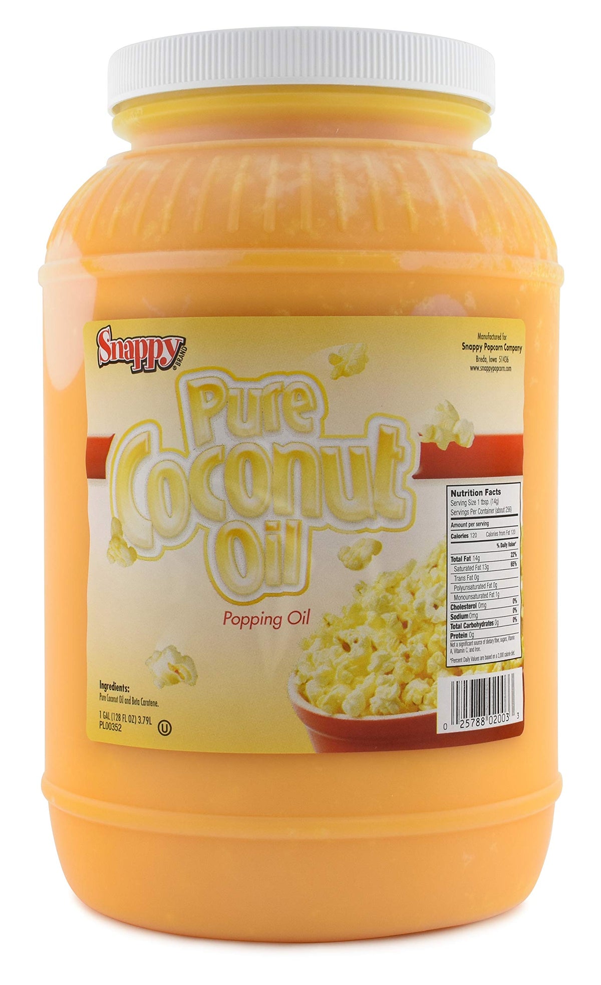 Butter Flavored Coconut Oil 1 Gallon Jug I6967