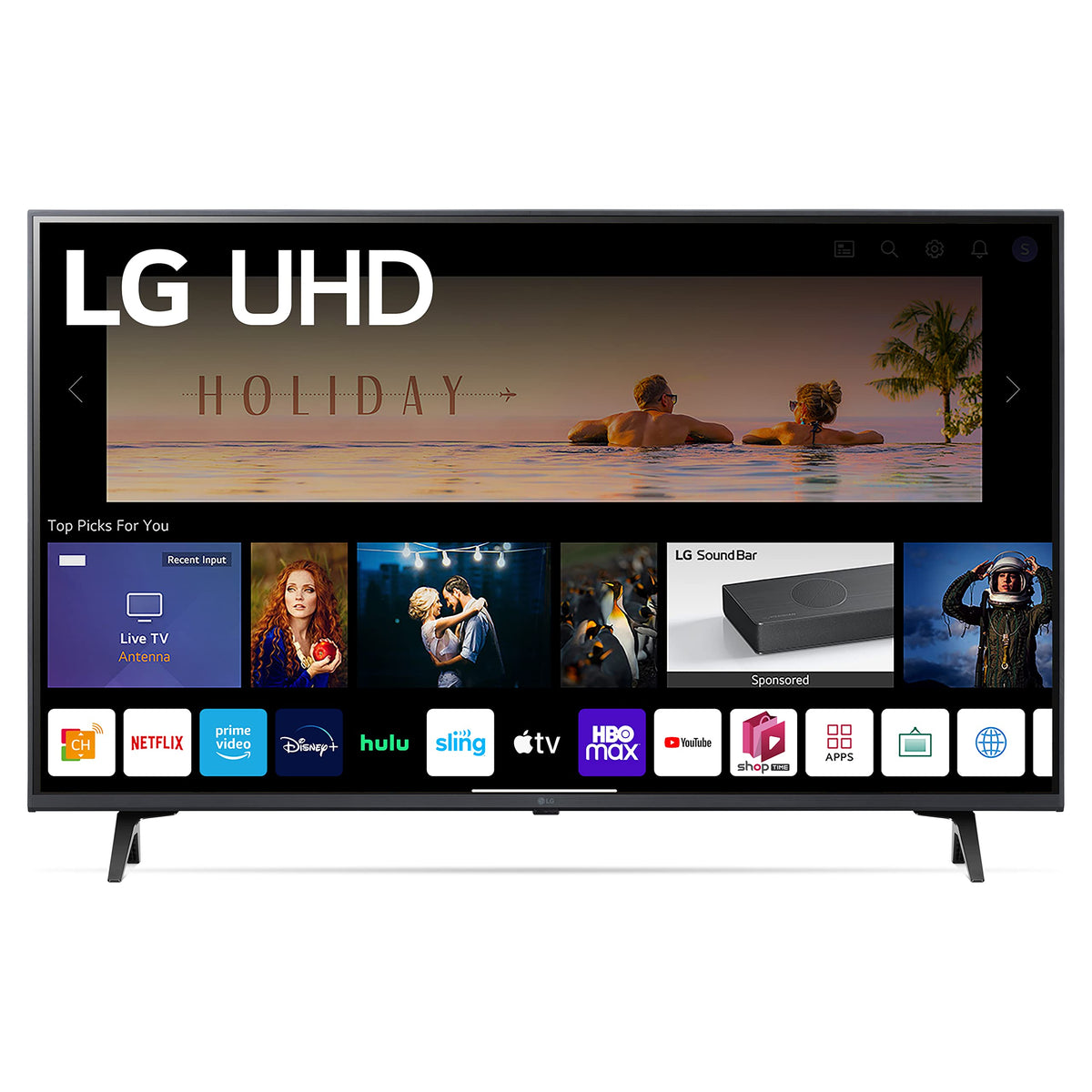 43” Black UHD TV C962329