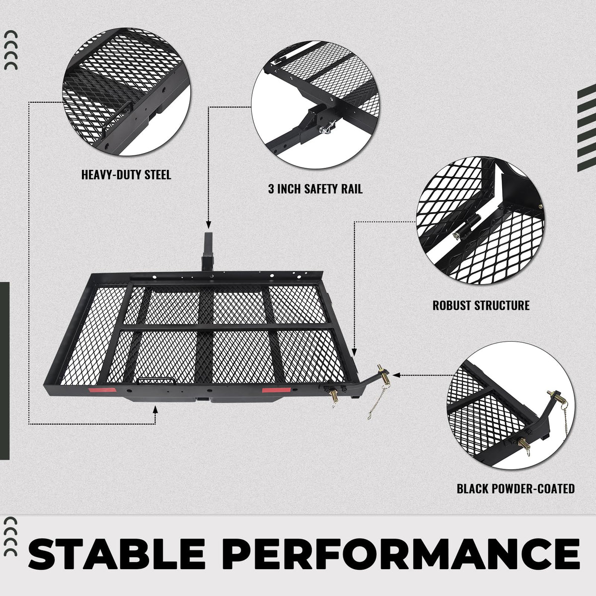 Steel Folding Mobility Scooter Carrier Rack B50978