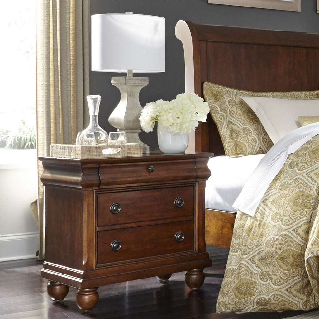 Rustic Cherry Night Stand C9625