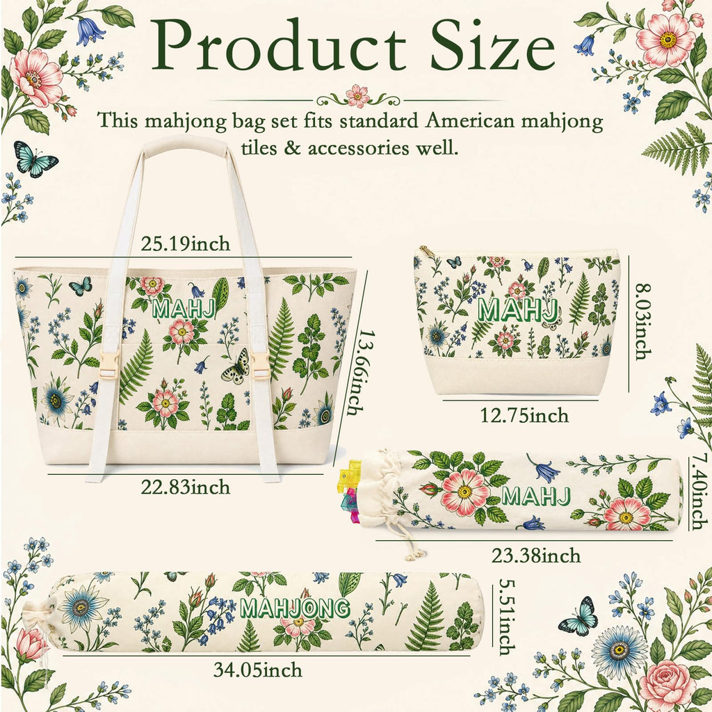 Mahjong Tile Bag Set E4234