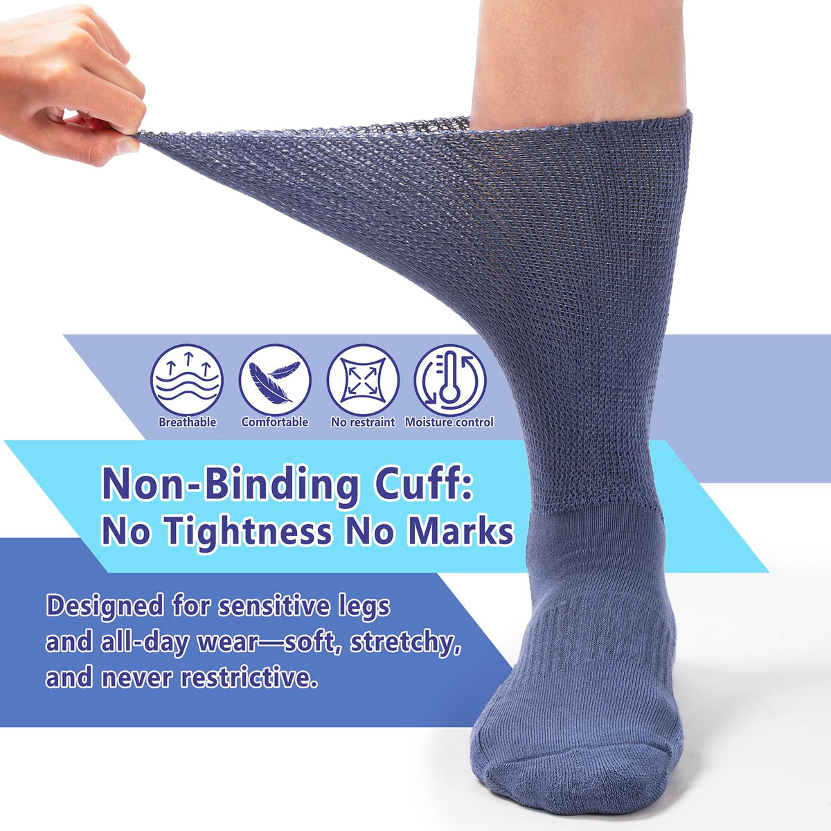Viscose from Bamboo Crew Socks, 3 Pairs W851