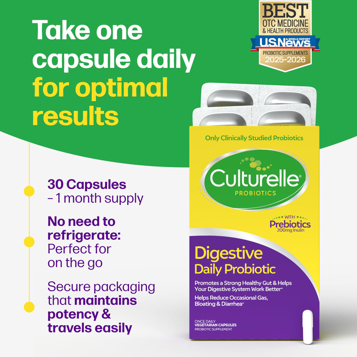 30 Count 10B CFUs Probiotic A768