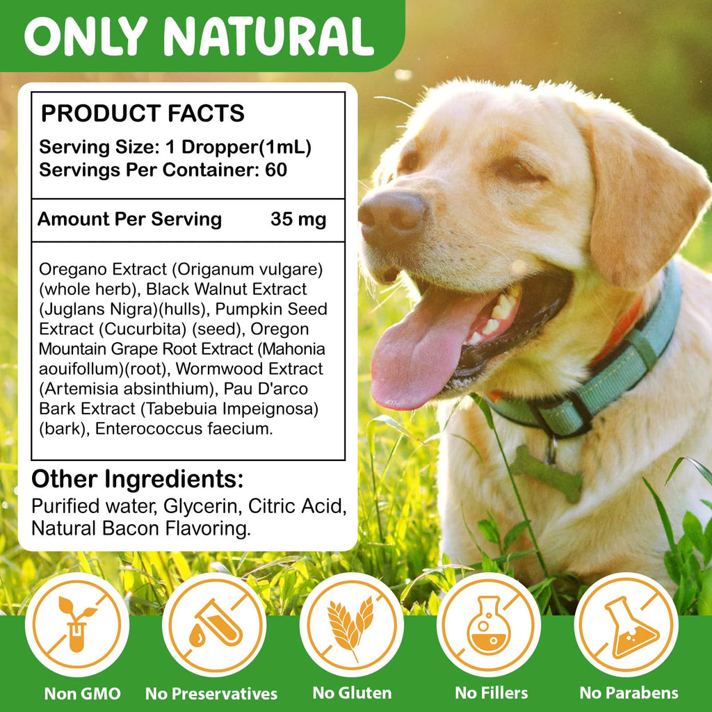 2 Fl Oz Herbal Digestive Support for Dogs F7971
