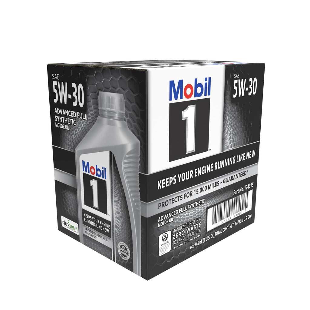 Full Synthetic Motor Oil 5W-30, 6-pack of 1 quarts F228934