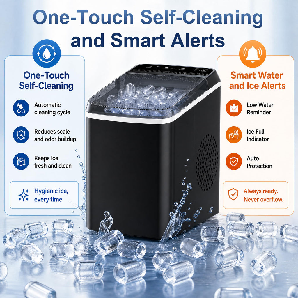 Countertop Ice Maker with Basket & Scoop G89869