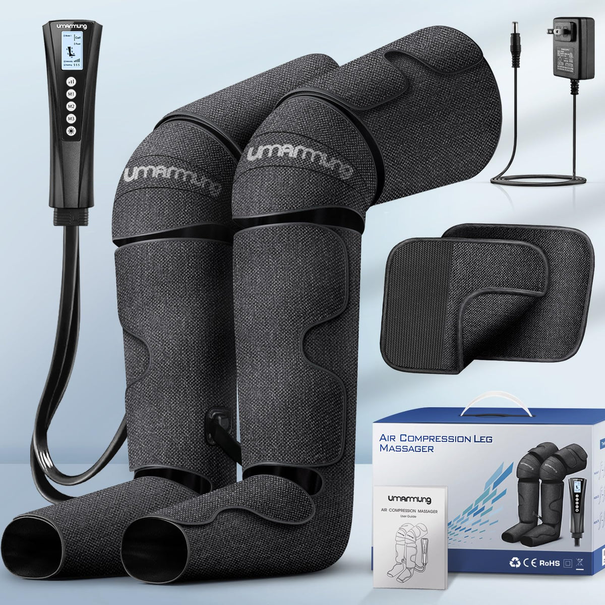 Air Compression Leg Massager with Heat S873