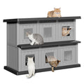 Weatherproof 2 Storey Insulated Cat House S89444