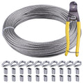 1/8 Stainless Steel Cable 200ft T316 Wire Rope with 8" Cutter B271