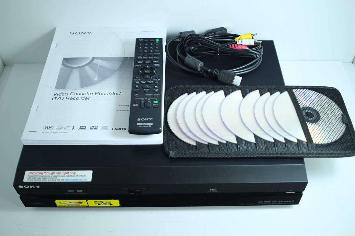 VHS to DVD Recorder VCR Combo with Remote I896