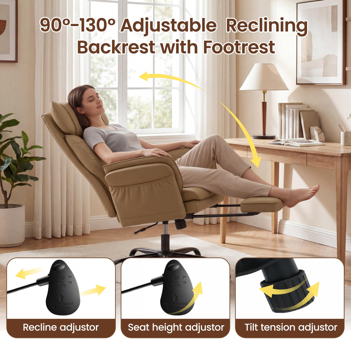 Criss Cross Chair with Flip Armrests E6205