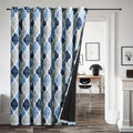 Blue Grey 100x84 Blackout Curtains N84470