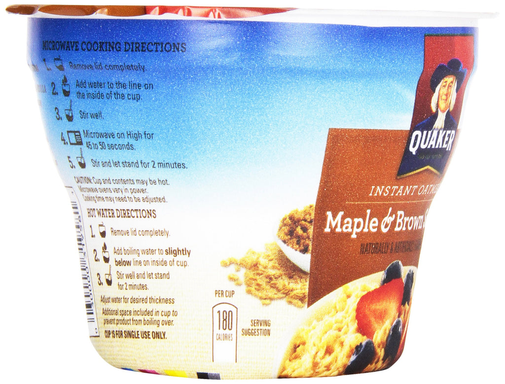 Instant Oatmeal Maple Brown Sugar 1.69 Oz Pack of 5 N968243