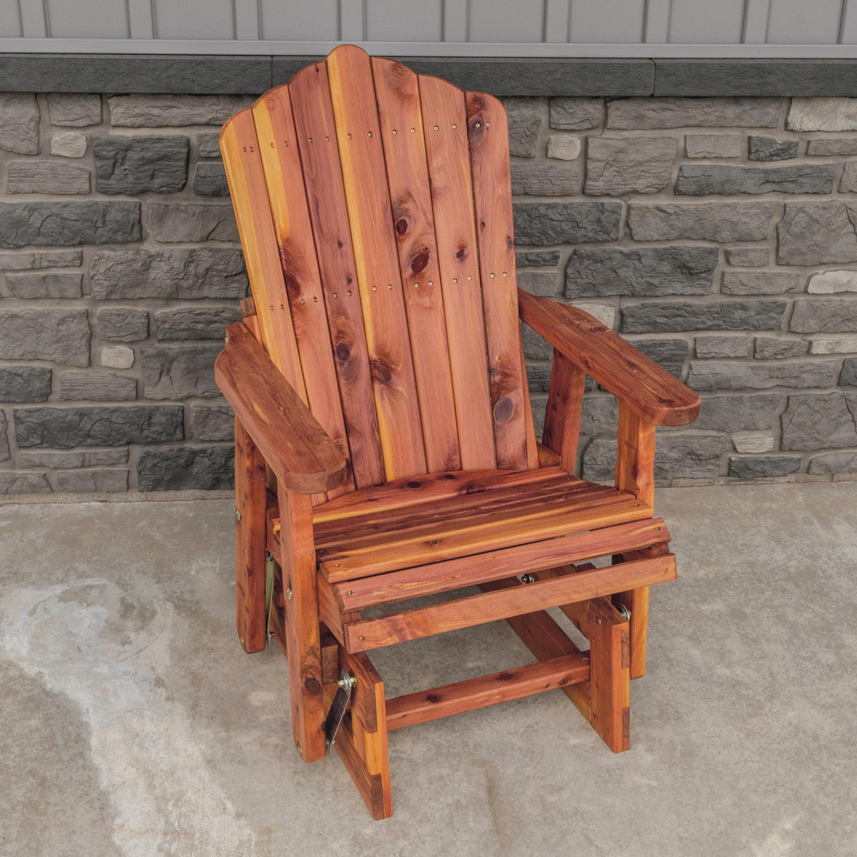 Cedar Adirondack Glider M894769