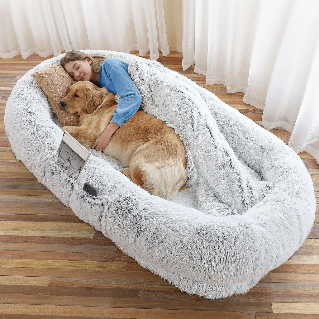 Grey Human Dog Bed Z8351