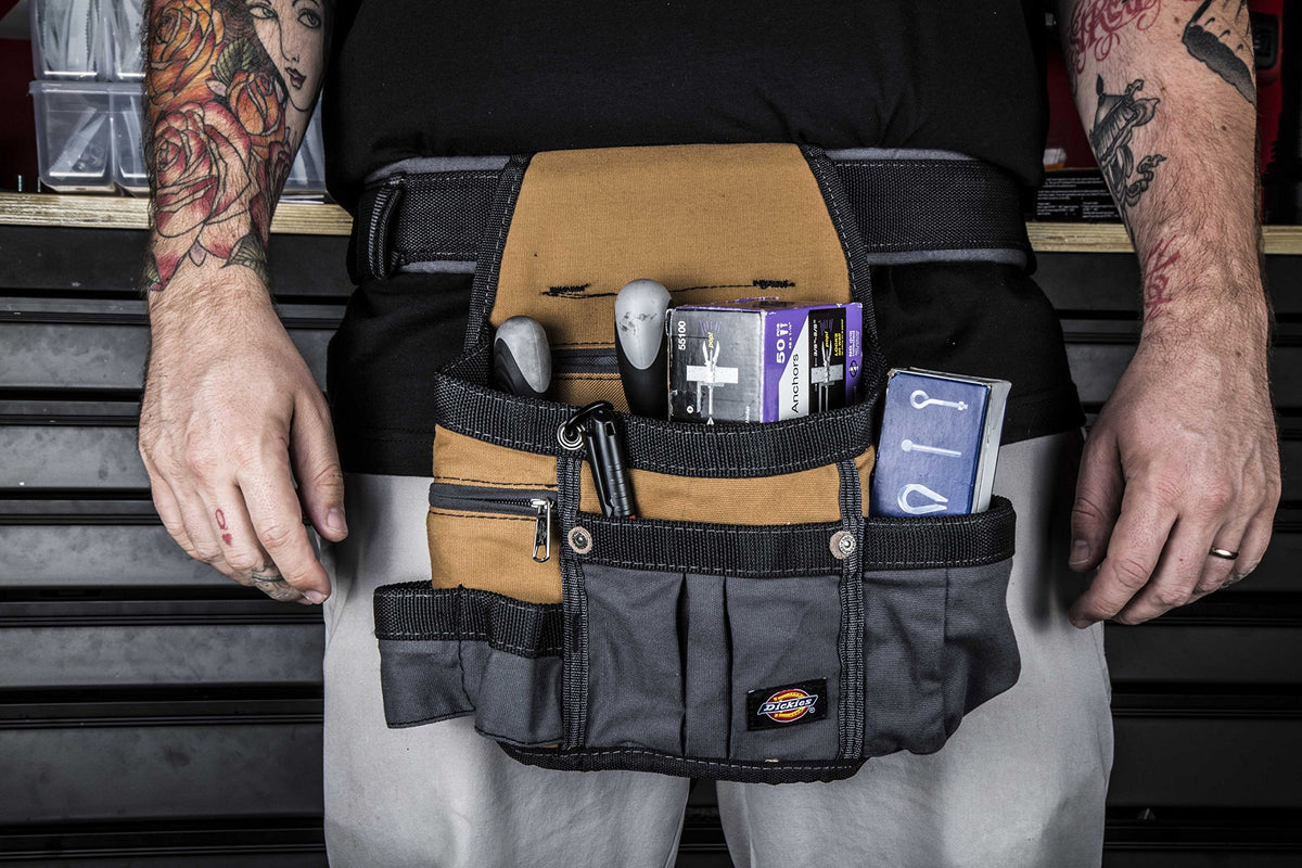 8-Pocket Padded Tool Belt Utility Pouch Adjustable 3-Inch Belt Canvas V428