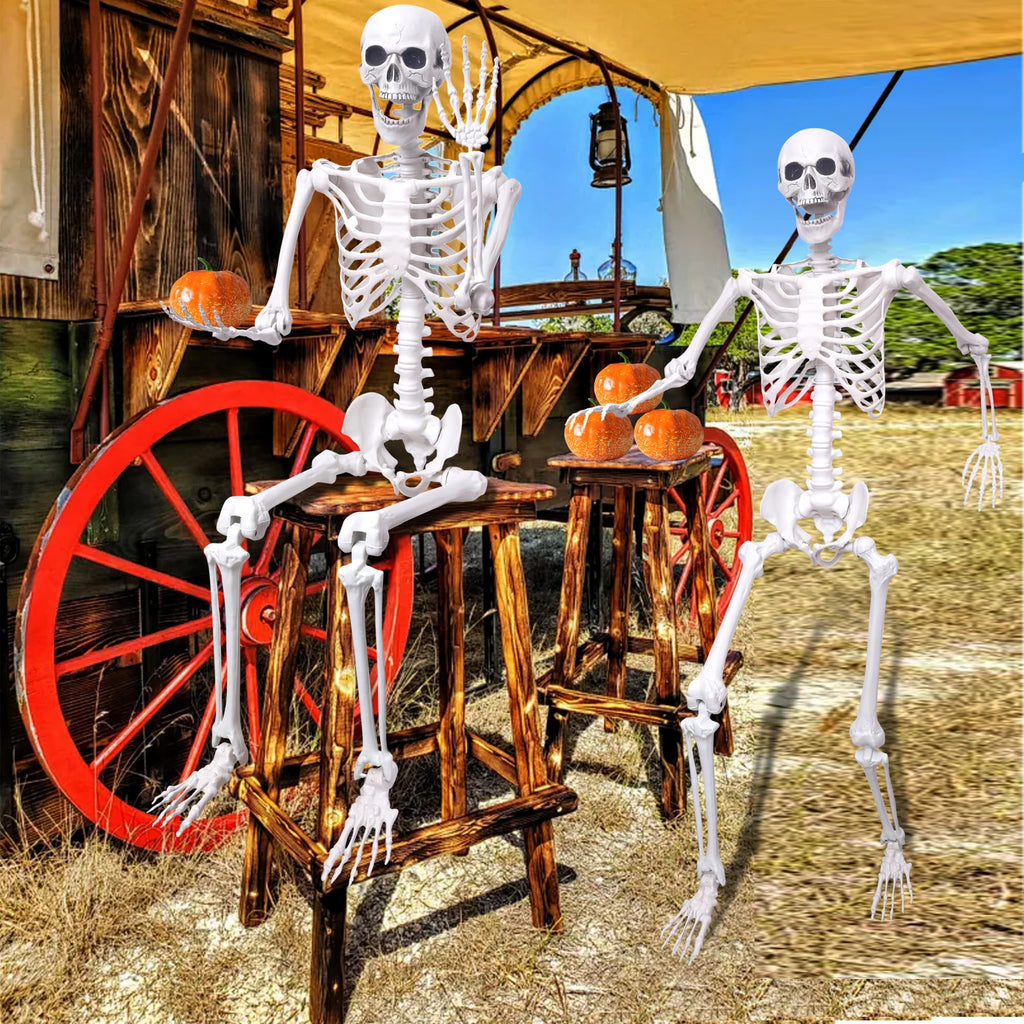 5.4ft Posable Full Body Skeleton D809656