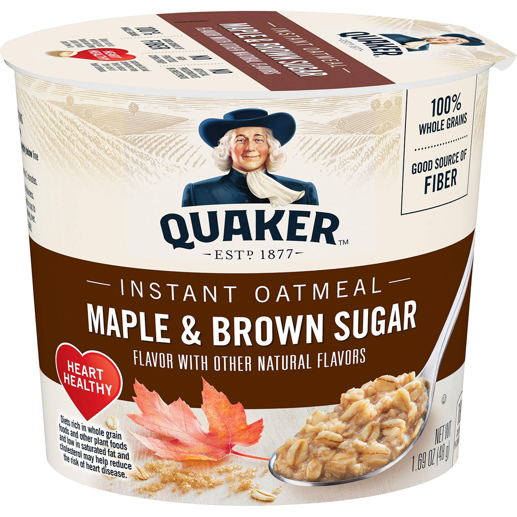 Instant Oatmeal Maple Brown Sugar 1.69 Oz Pack of 5 N968243