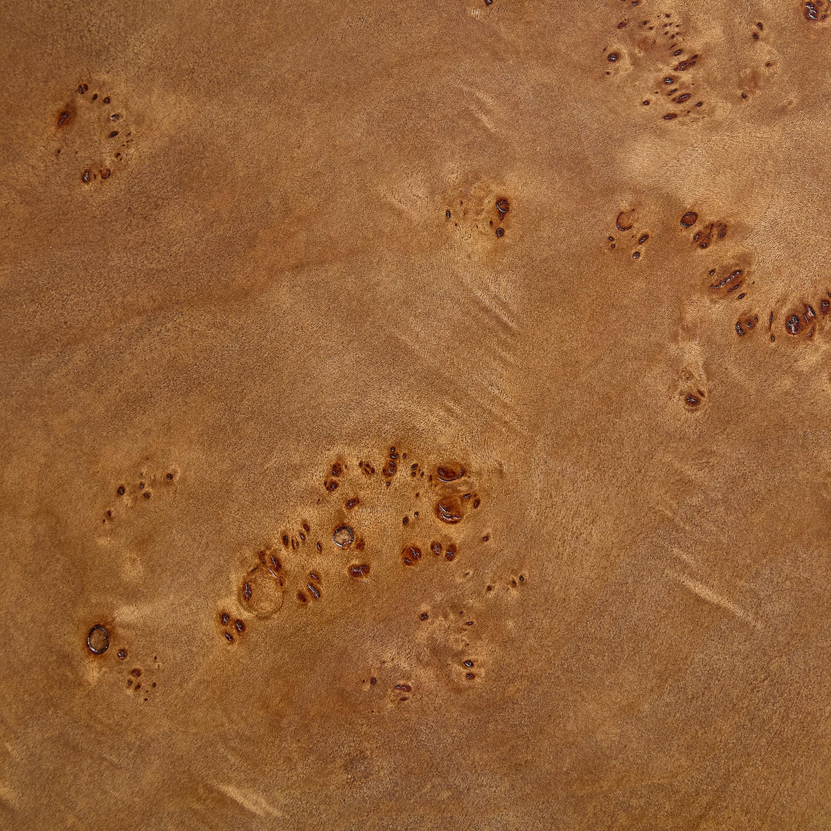 43" Walnut Burl Wood Veneer MDF Coffee Table with Pedestal P1849